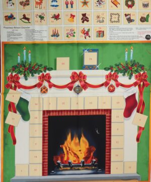 Sy en julekalender - Patchwork panel
