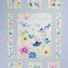 Sommerfugle, blomster, guldsmede - Patchwork