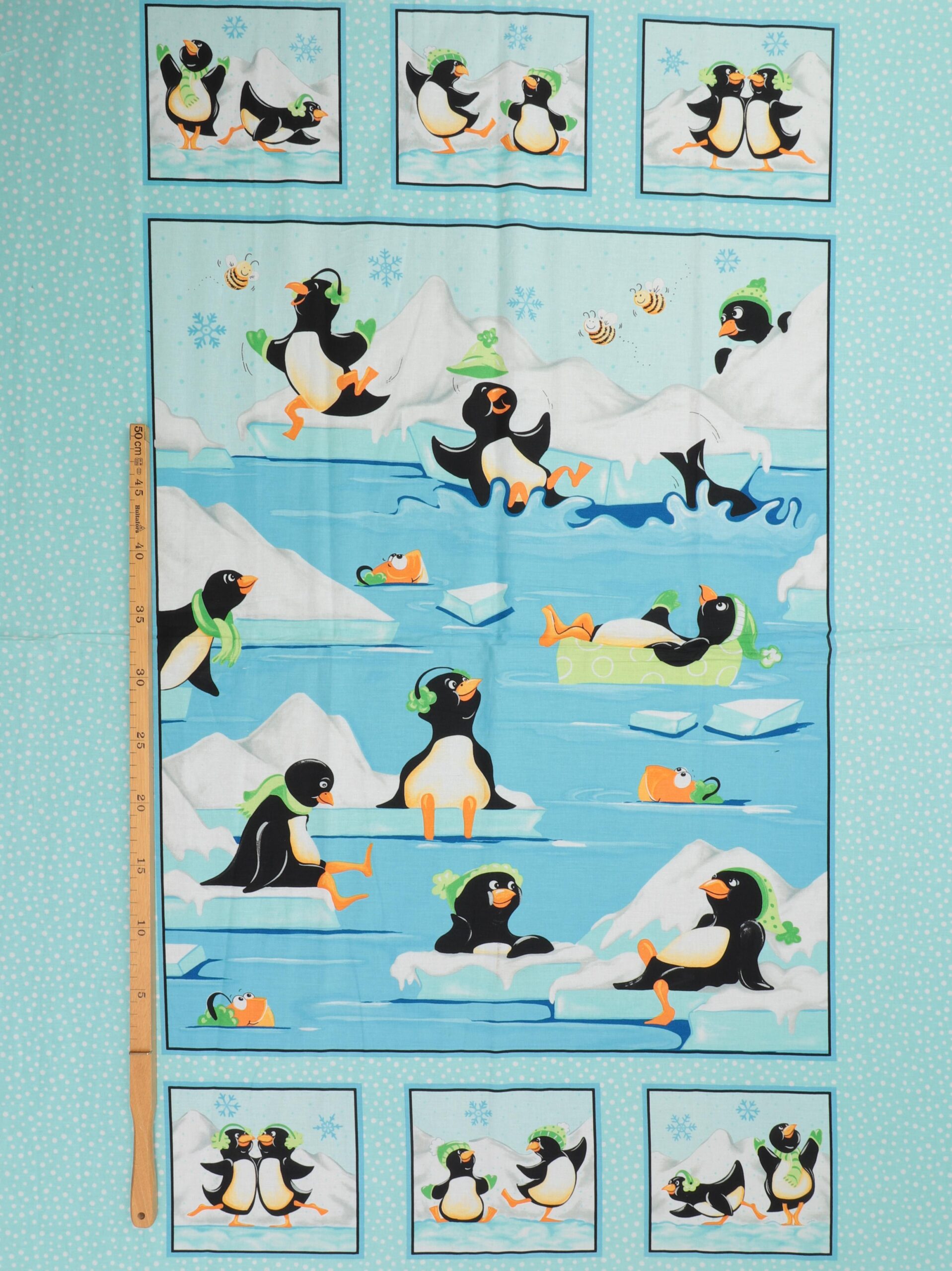 Pingviner - Patchwork 4 Pingviner - Patchwork - Billede 2