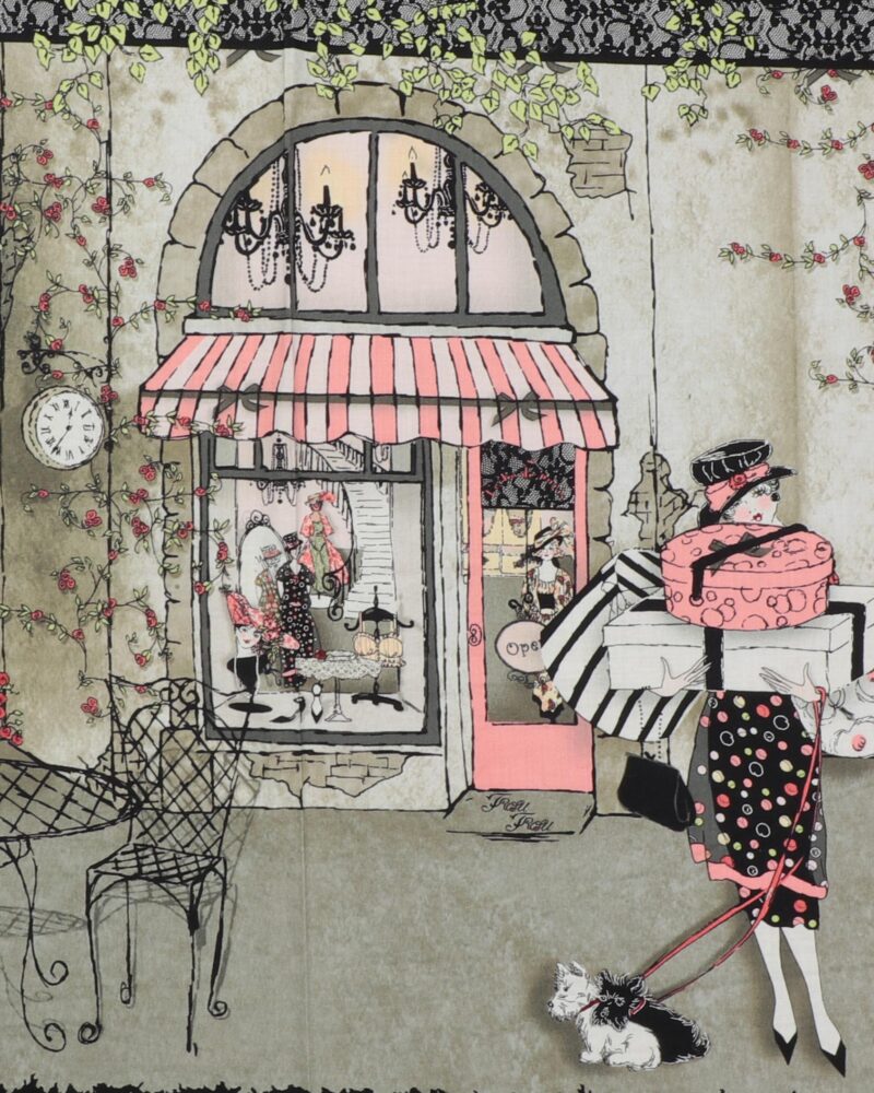 Dame på shopping - Patchwork