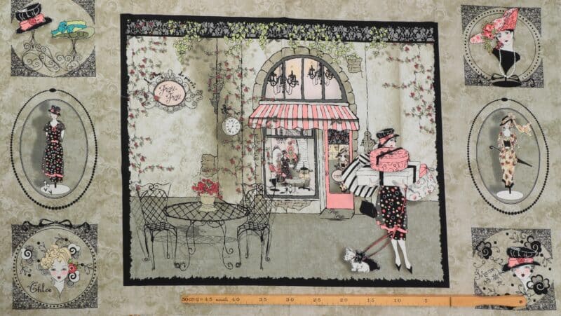 Dame på shopping - Patchwork - Image 2