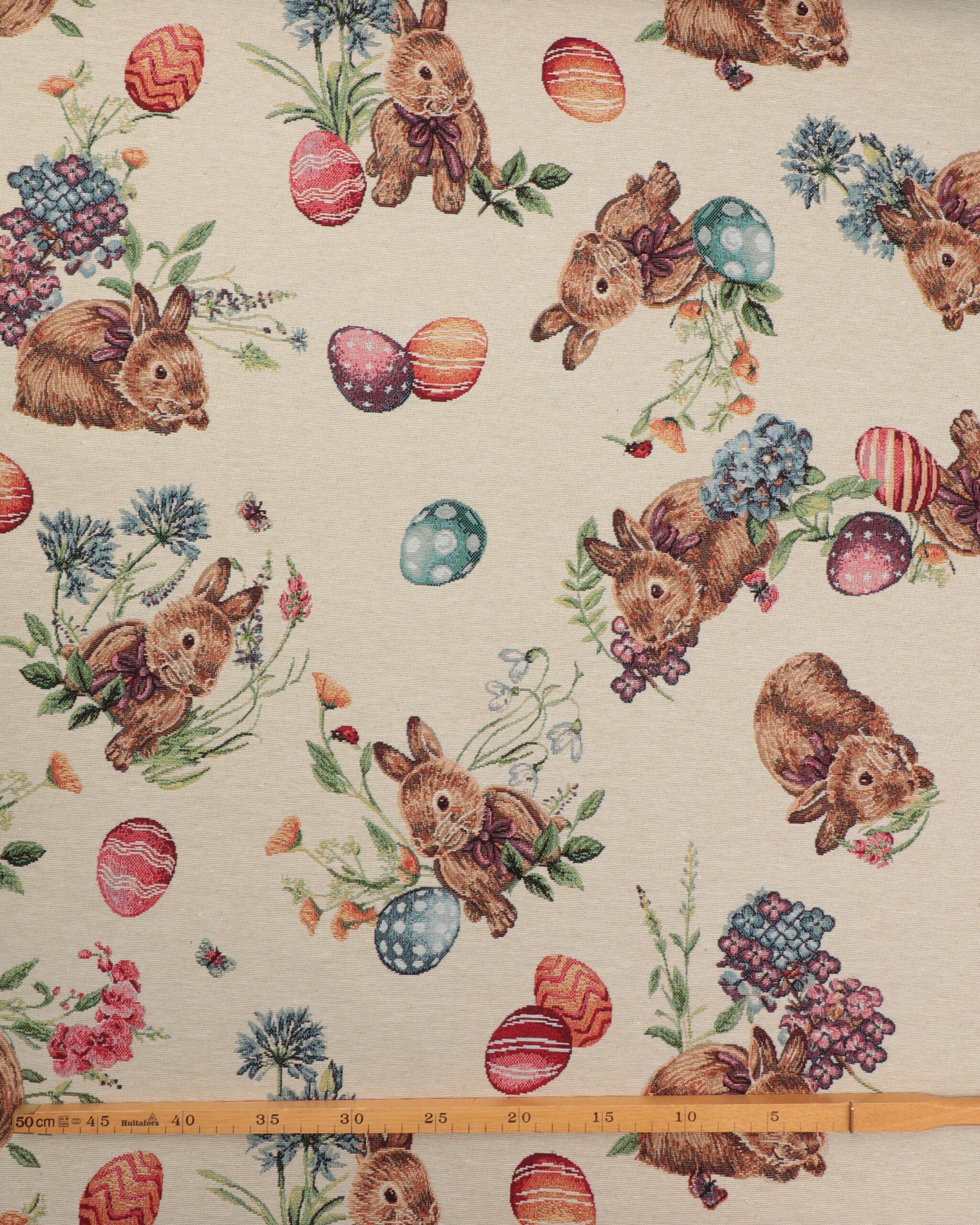 Påskehare og påskeæg – Gobelin 4 Påskehare og påskeæg – Gobelin - Billede 2
