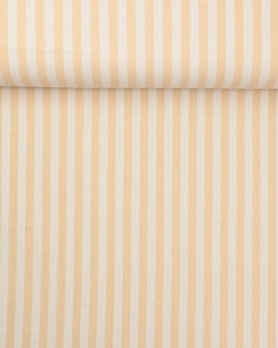 Offwhite/støvet gul striber, 12 mm - Boligtekstil (bæredygtigt)