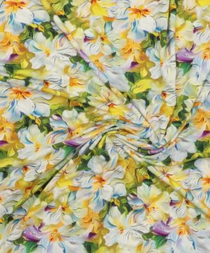 Blomster - Viskose jersey