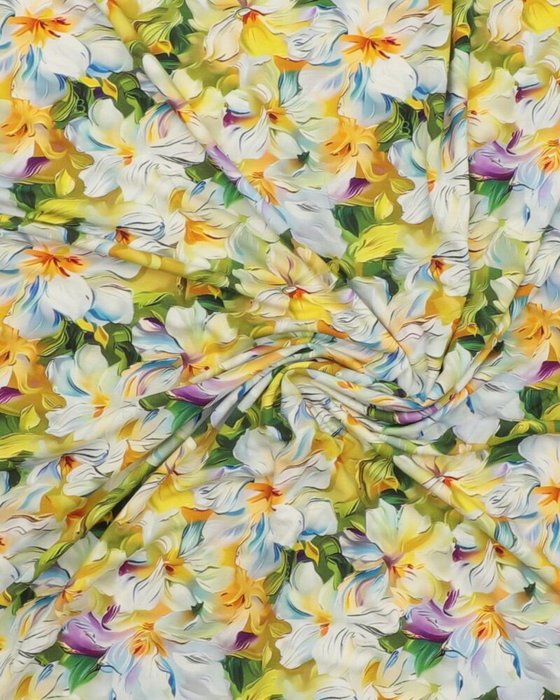 Blomster - Viskose jersey - Image 3