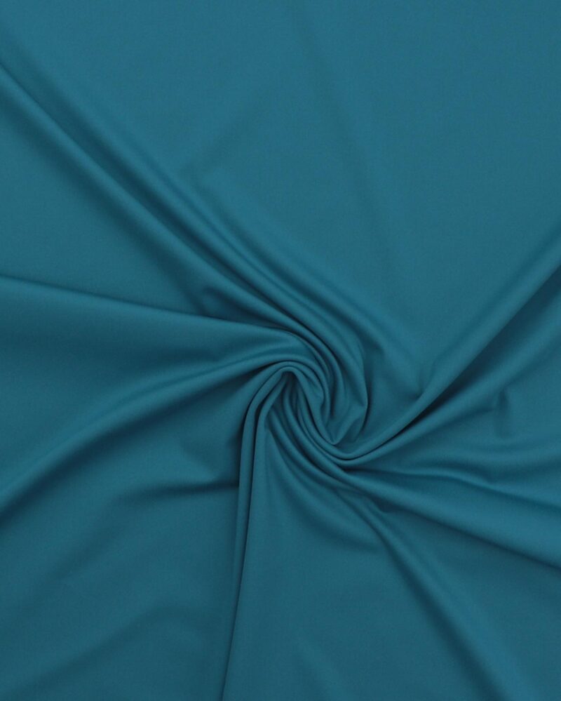Blågrøn - Polyester jersey (yoga stof)