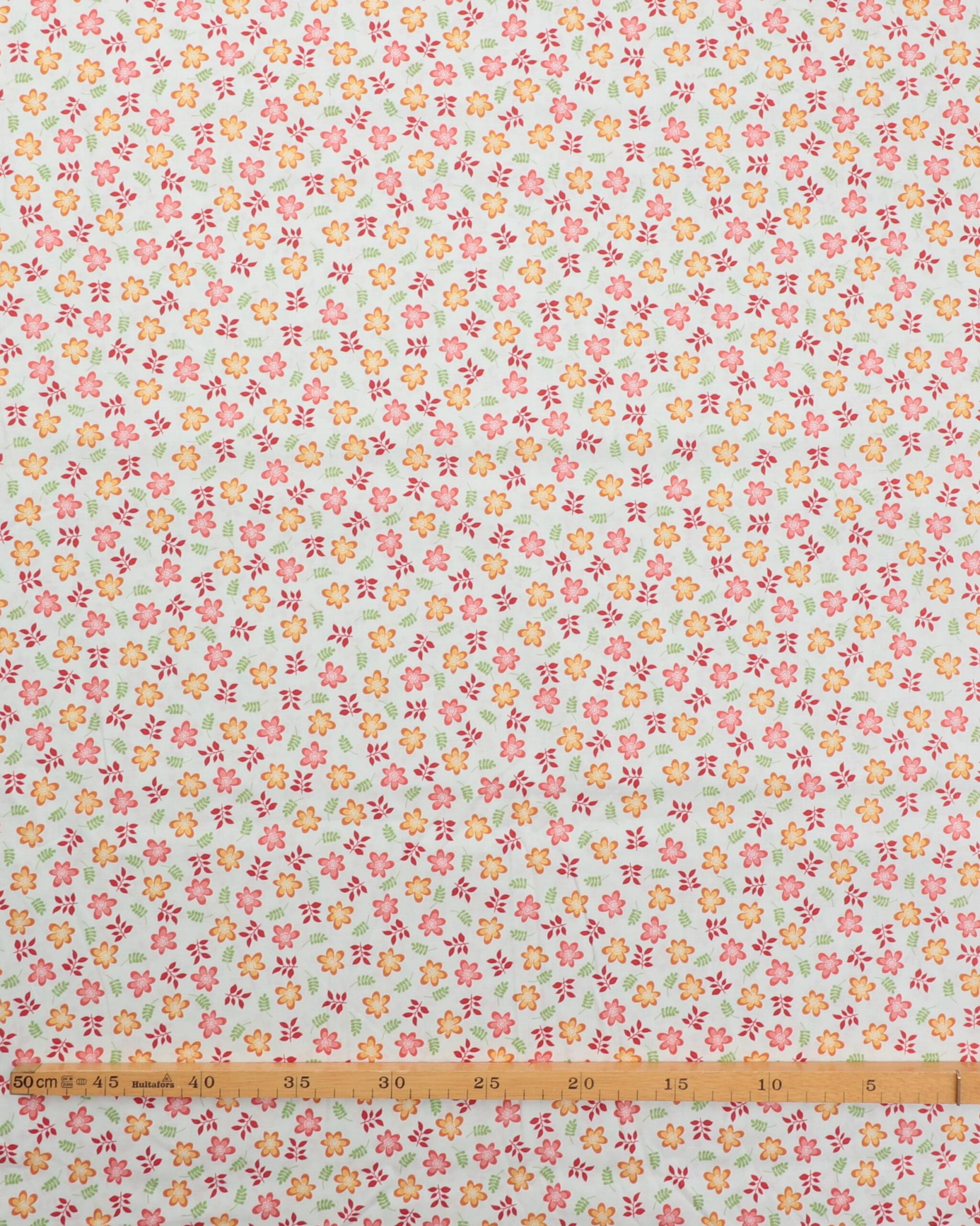 Blomster på hvid - Patchwork 4 Blomster på hvid - Patchwork - Billede 2