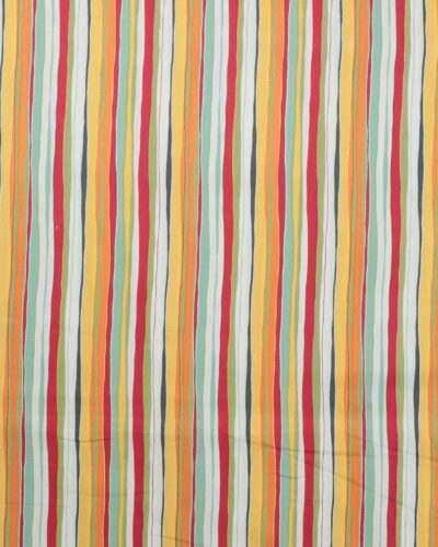 Striber, gul, orange, rød, offwhite, grøn, mint - Patchwork