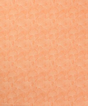Laksefarvet med biloba blade  - Patchwork