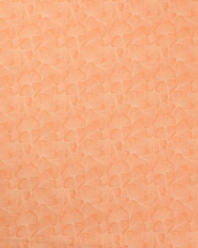 Laksefarvet med biloba blade  - Patchwork