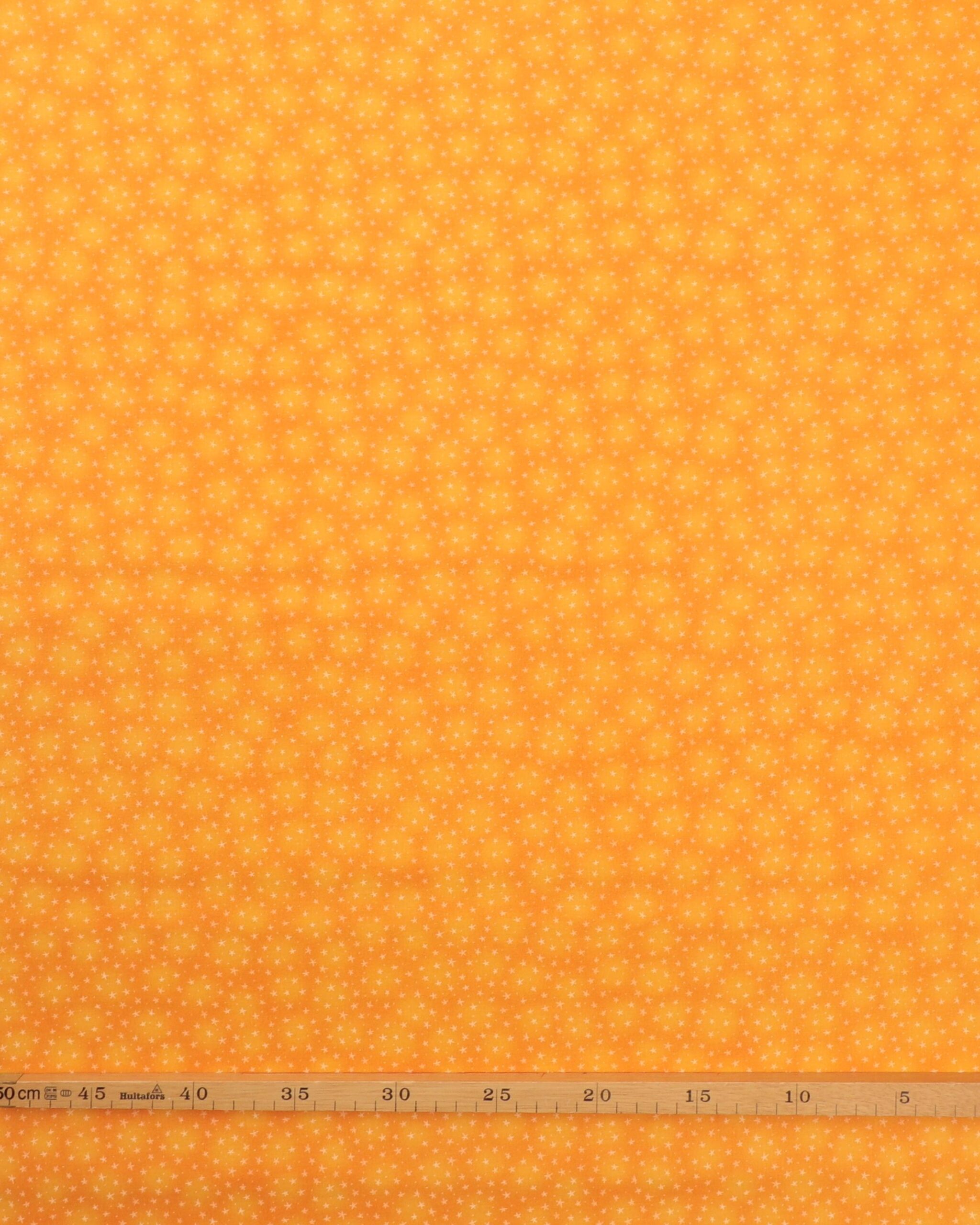 Orange med små stjerner - Patchwork 4 Orange med små stjerner - Patchwork - Billede 2