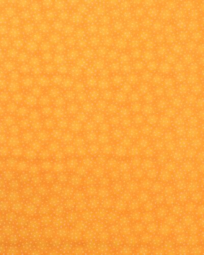 Orange med små stjerner - Patchwork
