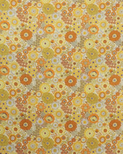 Retroblomster i retrofarver - Patchwork