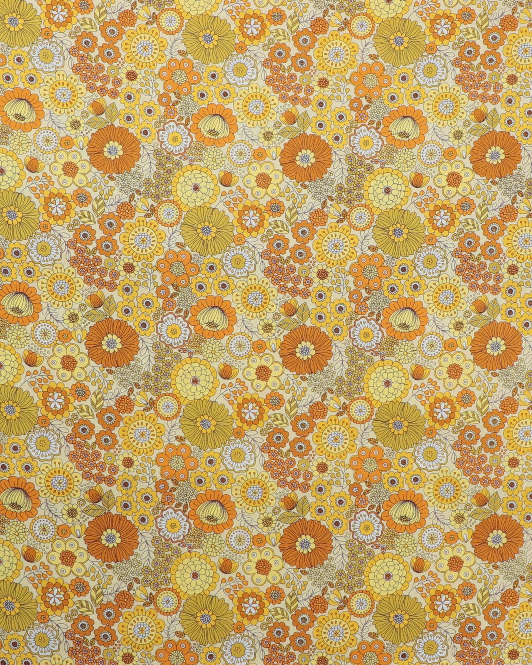 Retroblomster i retrofarver - Patchwork 3 Retroblomster i retrofarver - Patchwork