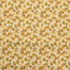 Sennepsfarvet med hvide blomster - Patchwork