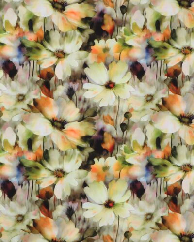 Blomster på stilk - Viskose