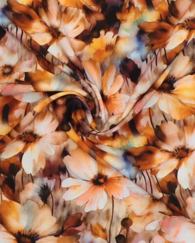 Blomster på stilk - Viskose