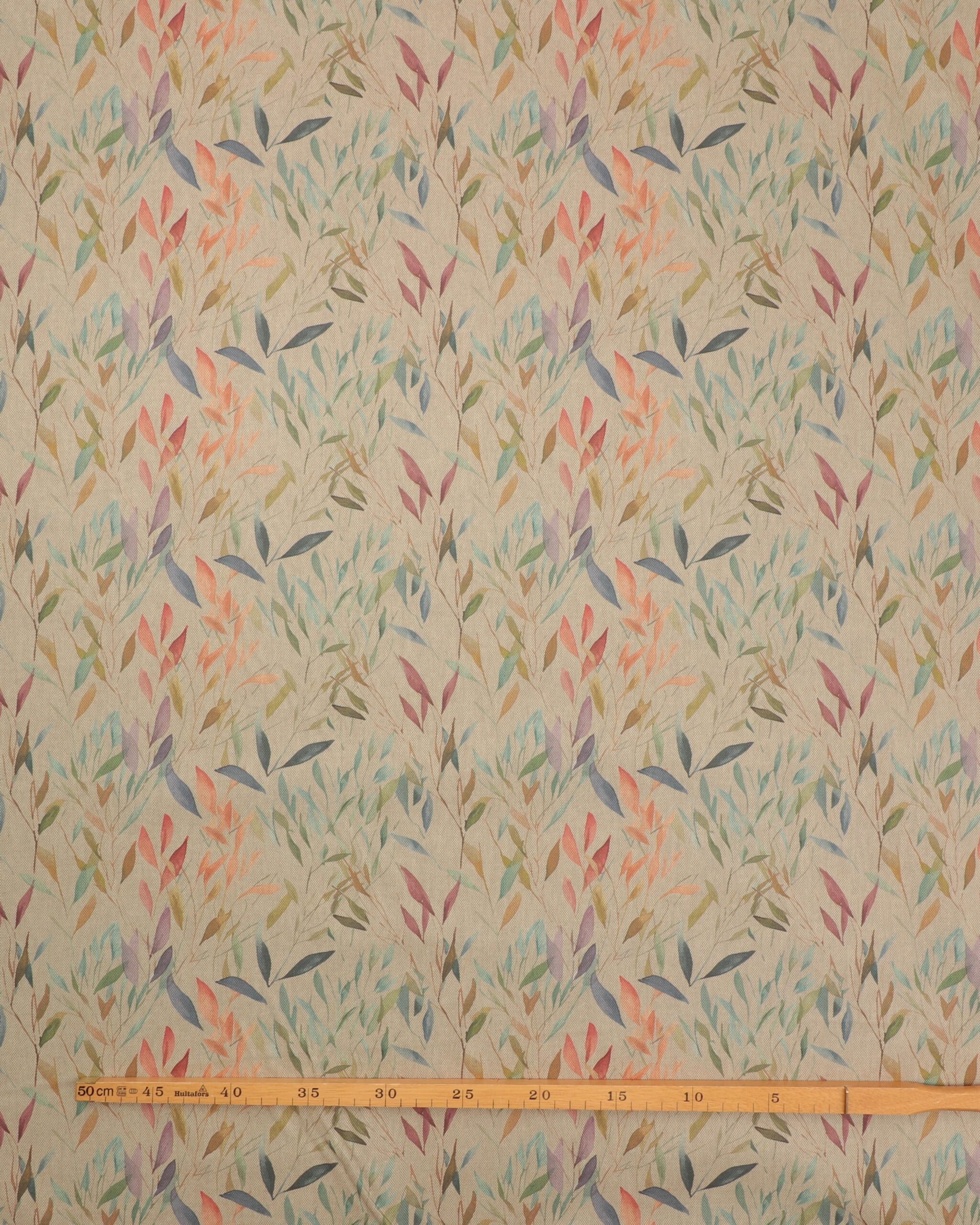 Blade på beige bund - Boligtekstil 4 Blade på beige bund - Boligtekstil - Billede 2