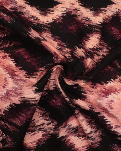 Mønster med laksefarve - Bomuld m. stræk 7 Mønster med laksefarve - Bomuld m. stræk