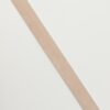Imiteret ruskind, lys beige - 25 mm skråbånd