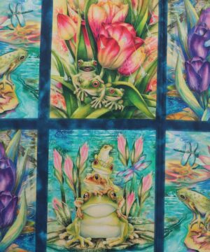 Frøer, 8 motiver - Patchwork
