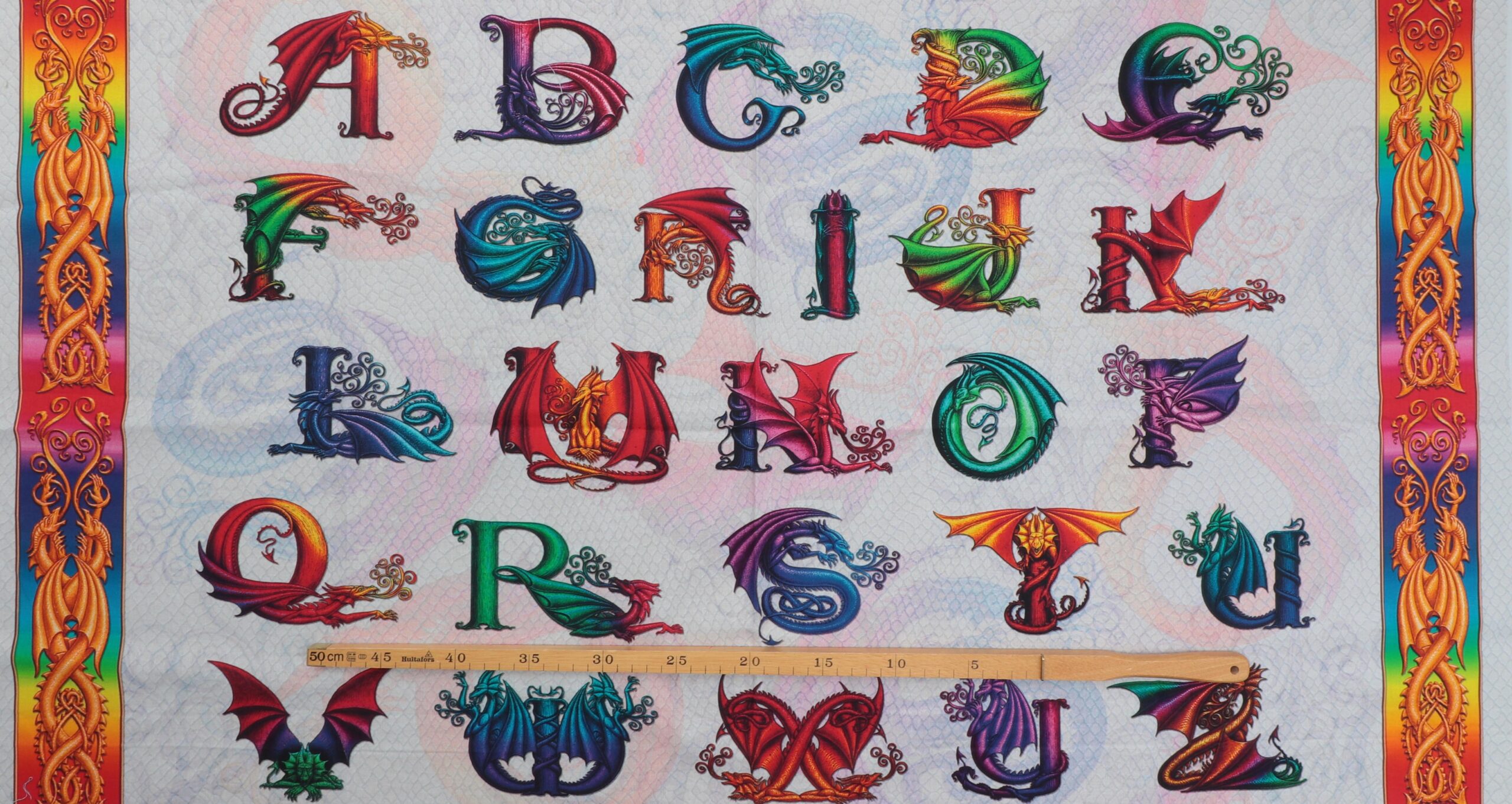 Dragebogstaver - Patchwork 4 Dragebogstaver - Patchwork - Billede 2