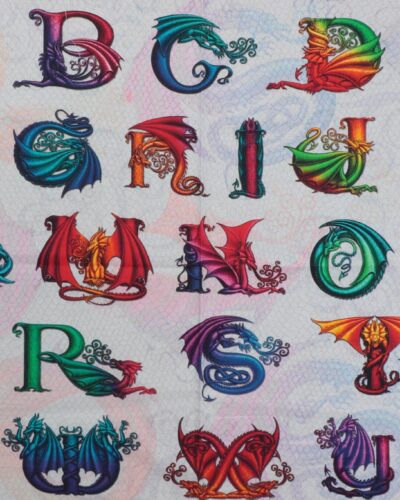 Dragebogstaver - Patchwork 7 Dragebogstaver - Patchwork