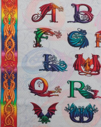 Dragebogstaver - Patchwork