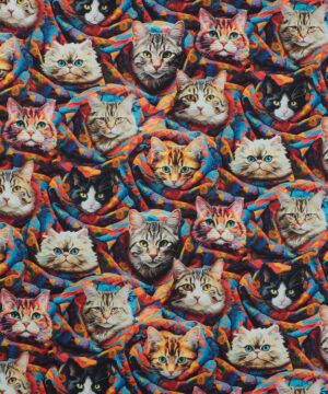 Purrfect playful, katte titter frem - Patchwork