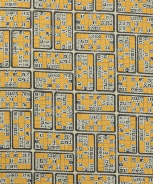 Bankoplader i gul - Patchwork