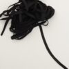 10 meter sort elastik - ca. 6 mm