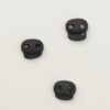 Sort, 6 mm - snorestopper, dobbelt