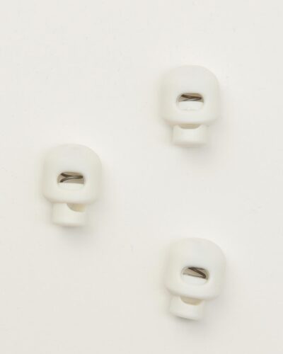 Hvid, 6x5 mm - snorestopper, enkelt