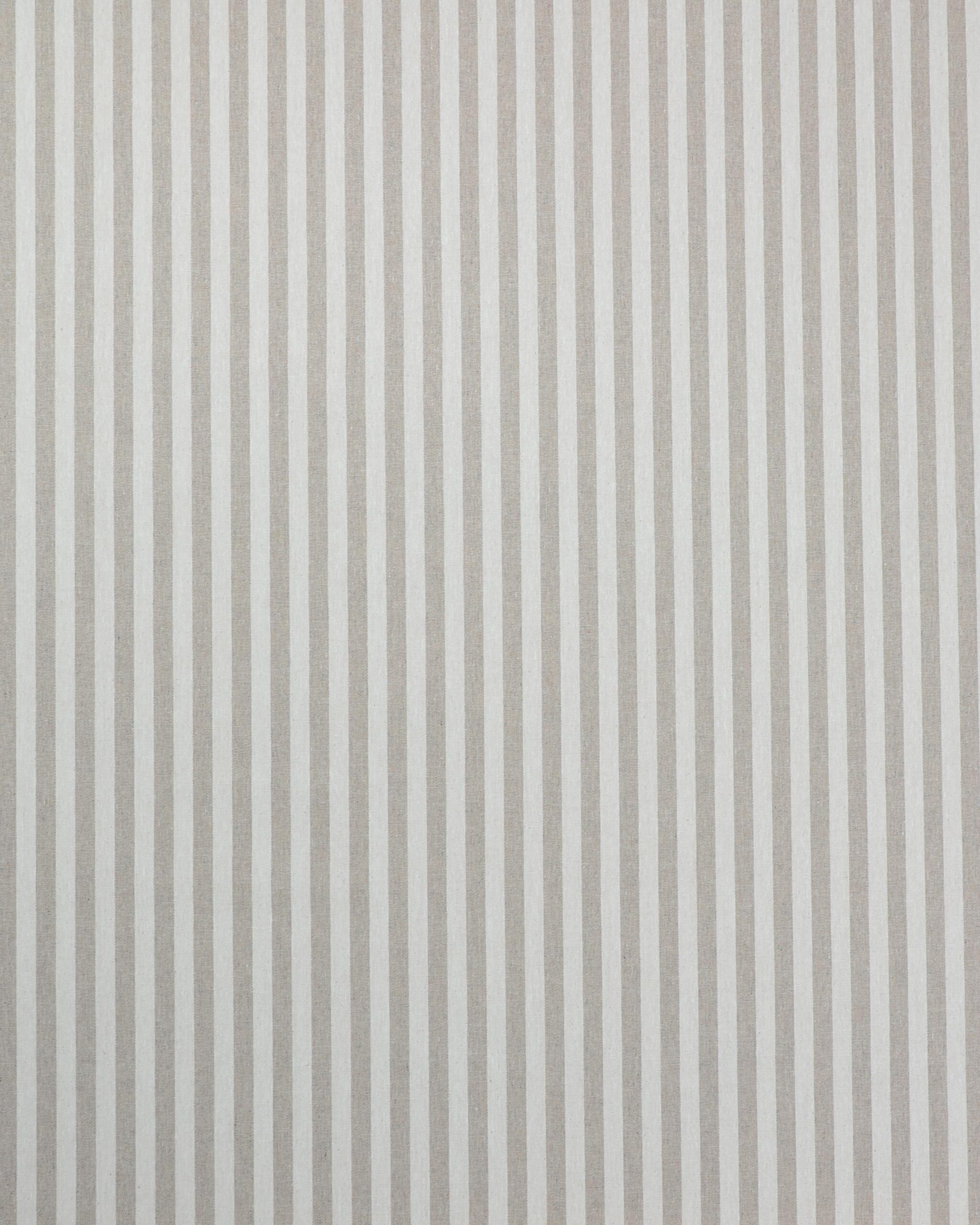 Striber Offwhite Lysegrå Tekstilvoksdug Polyester Bomuld