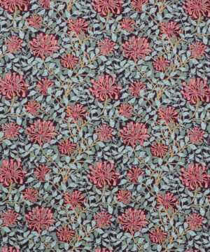 Small Honeysuckle, rød/fersken blomst - William Morris