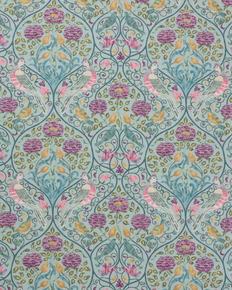 Seasons by May, blomster og fugle - William Morris
