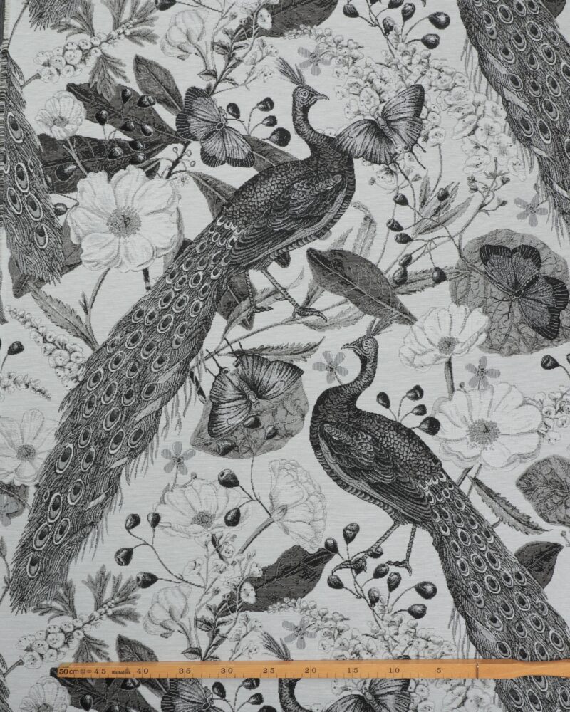 Påfugle i grå farver – Gobelin - Image 2