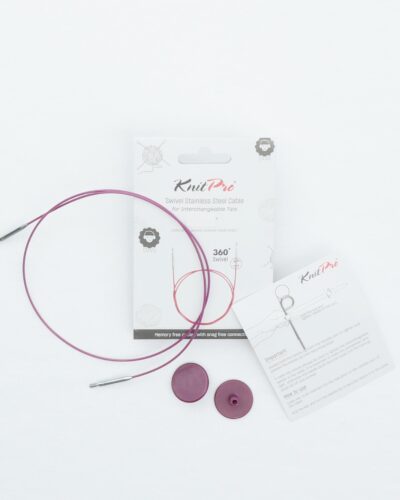 Wire og swivel wire til rundpinde fra Knitpro
