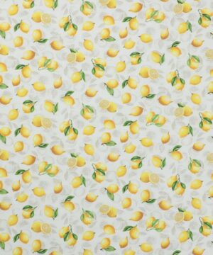 Citroner på hvid - Patchwork