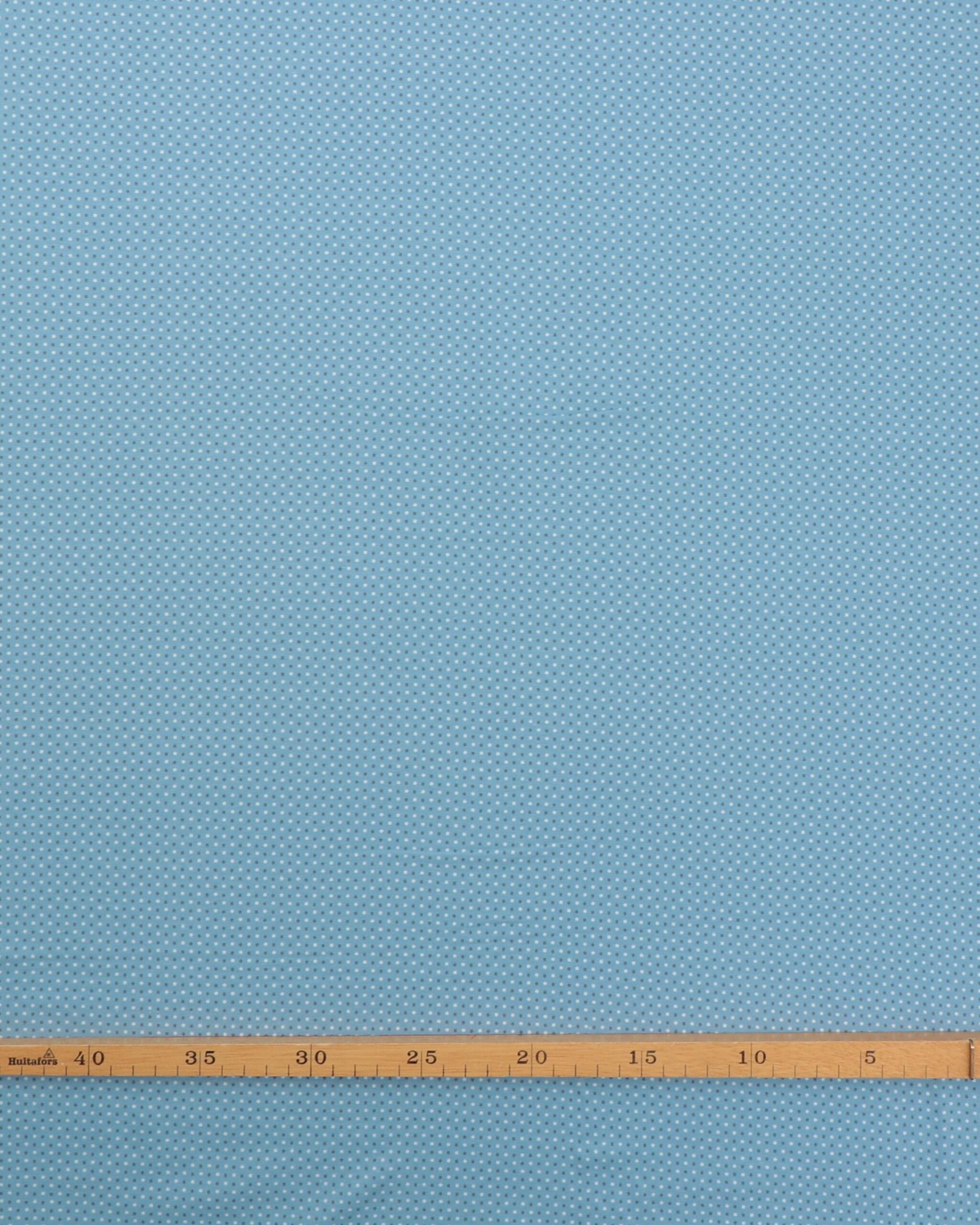 Lyseblå m. hvid og grå prik - Jersey 4 Lyseblå m. hvid og grå prik - Jersey - Billede 2