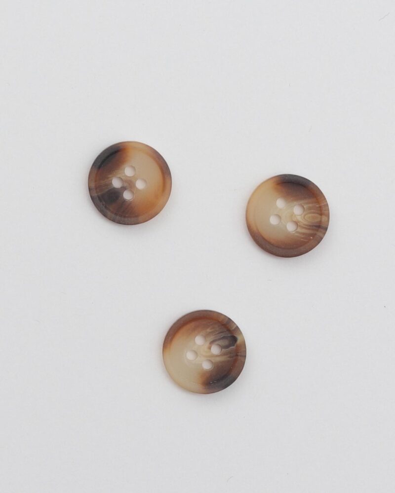 4 huls, brune nuancer - 15 mm