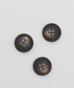4 huls, mørkbrun/lysebrun - 20 mm