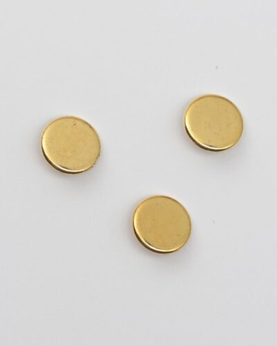 Øjeknap, guld - 18 mm