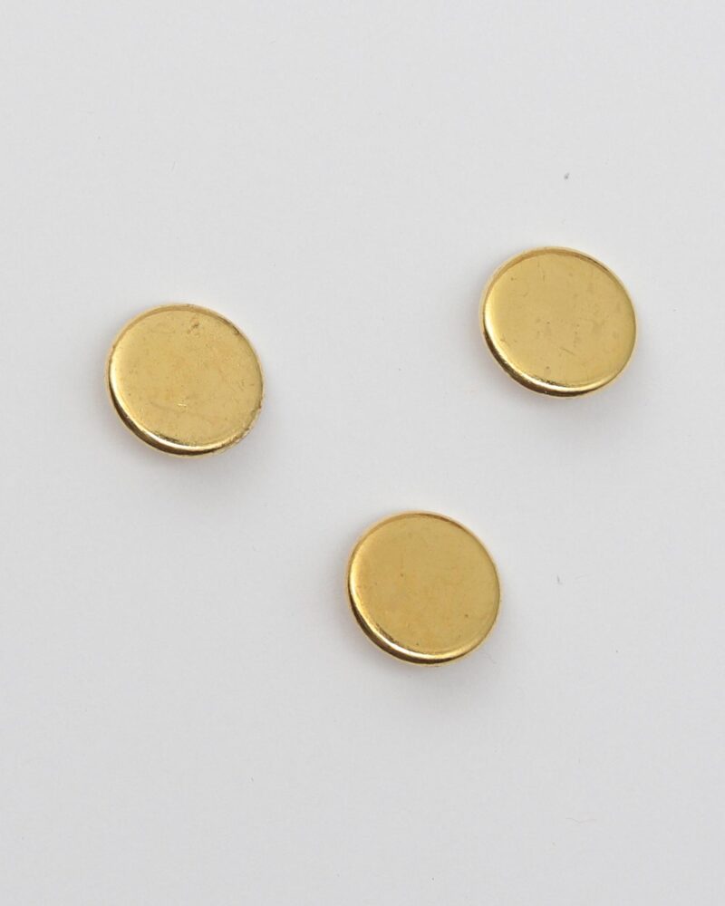 Øjeknap, guld - 18 mm