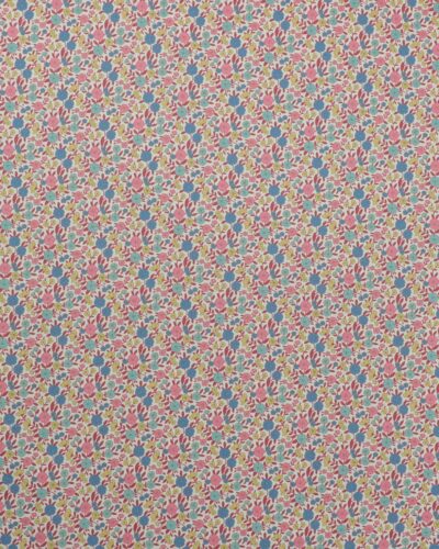 Wallflower Collection, røde blade på flødefarvet bund - Tilda