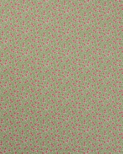 Wallflower Collection, små grønne blade på flødefarvet - Tilda