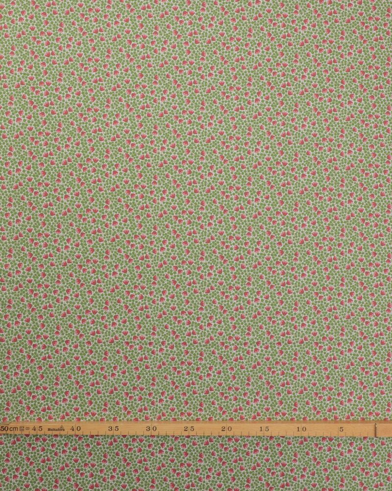 Wallflower Collection, grønne blade på flødefarvet bund - Tilda - Image 2