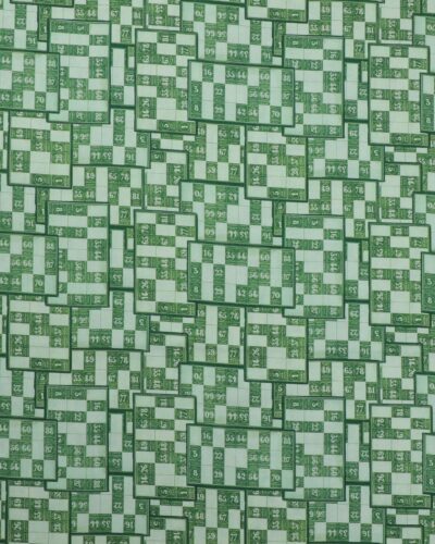 Bankoplader i grøn/lysegrøn - Patchwork