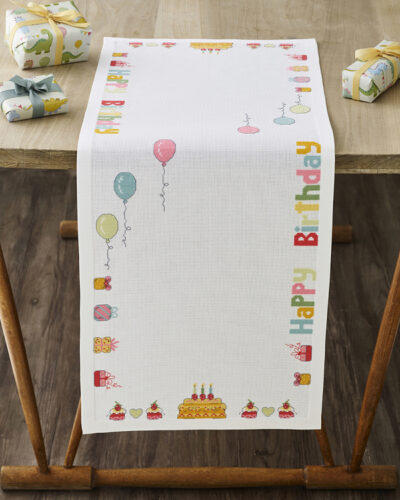 Happy Birthday Løber - 33x89 cm