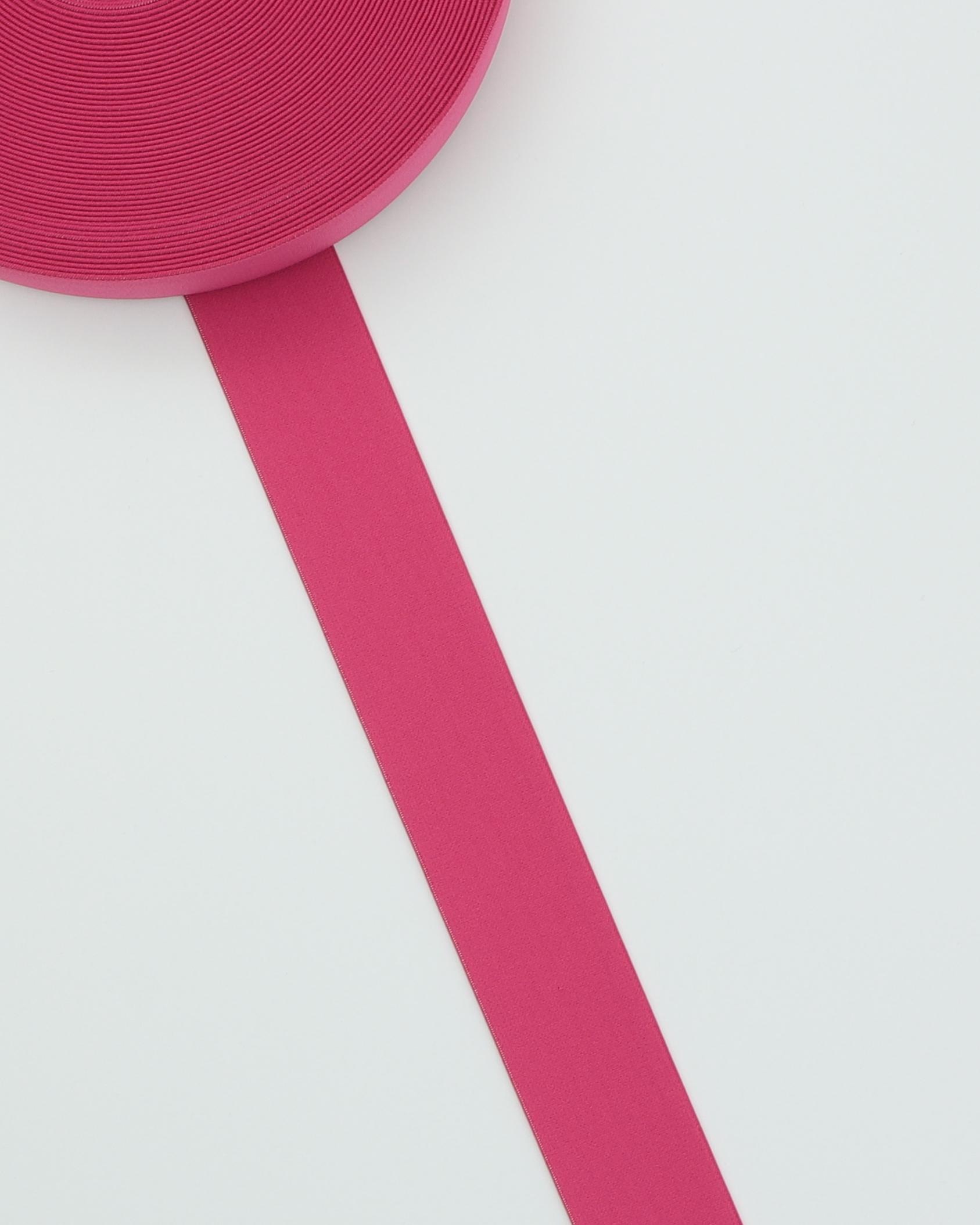 Ensfarvet blød elastik - 40 mm